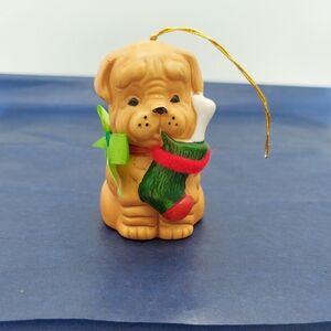Shar Pei Bulldog Wrinkly Dog Christmas Ornament